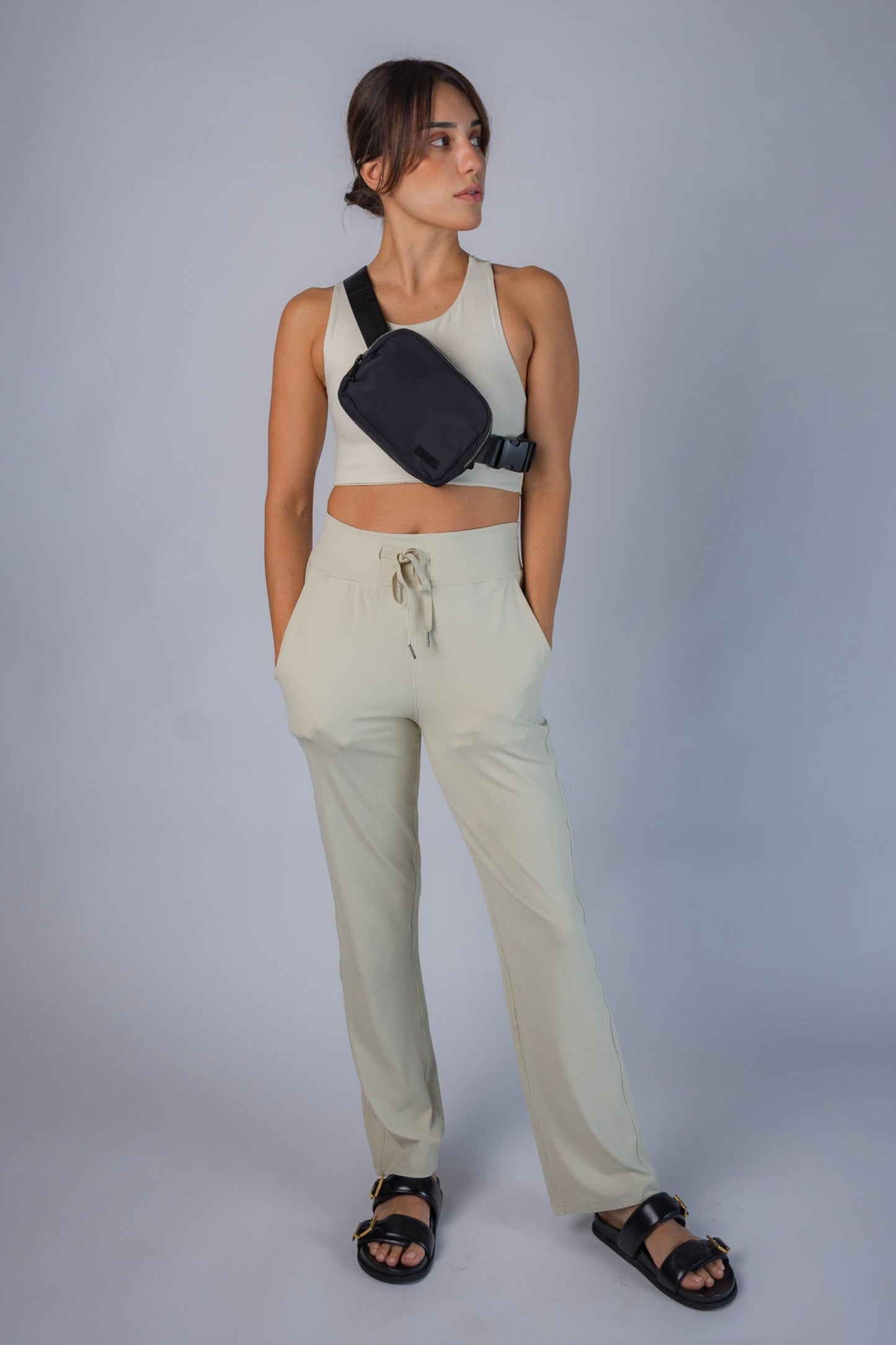 Straight City Joggers - Ivory