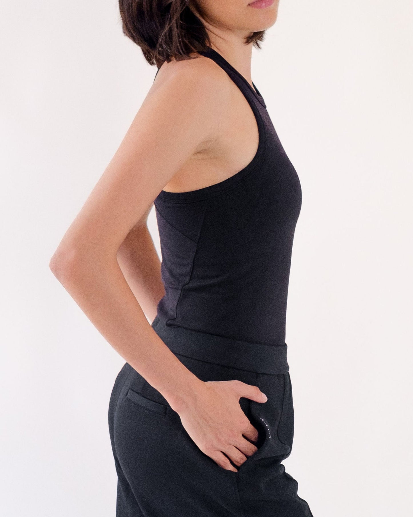 Racerback Tank - Black