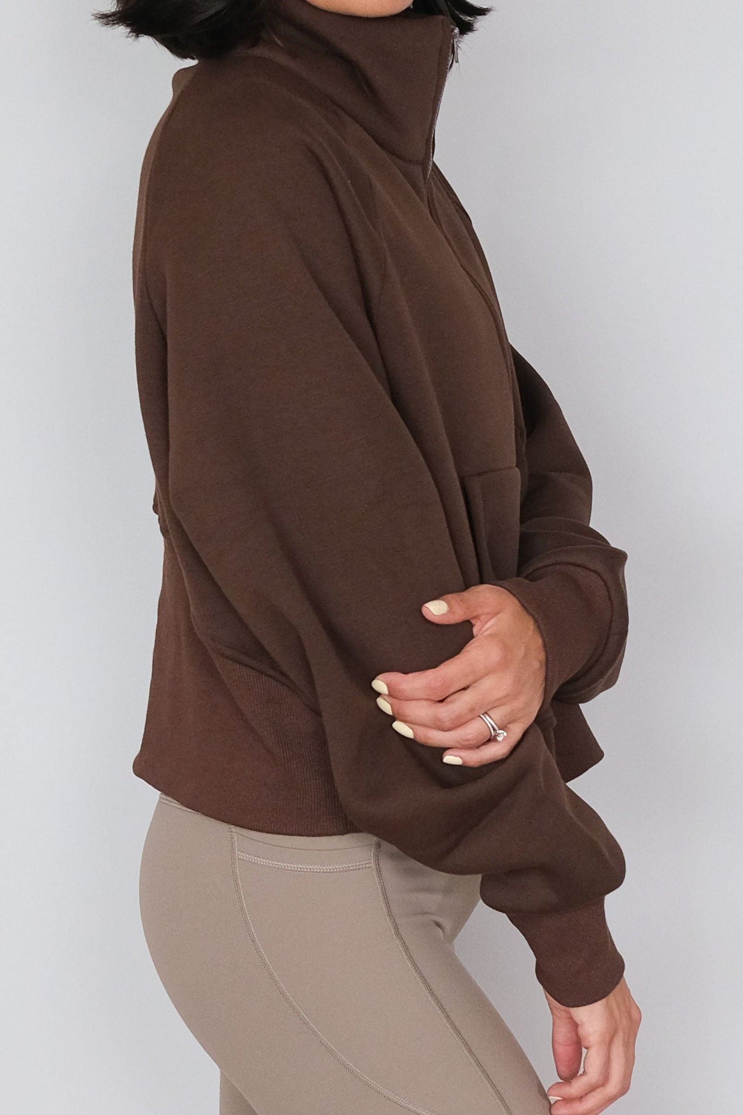 The Perfect Sweatshirt - Hot Brown