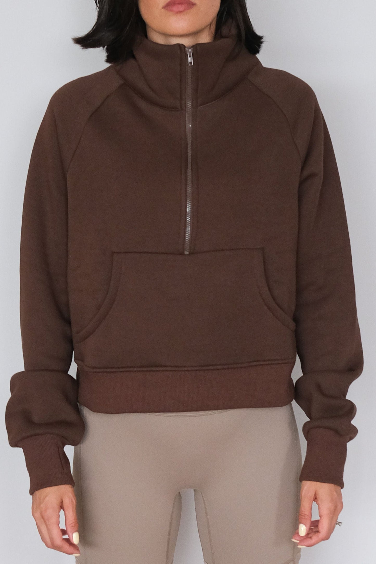 The Perfect Sweatshirt - Hot Brown