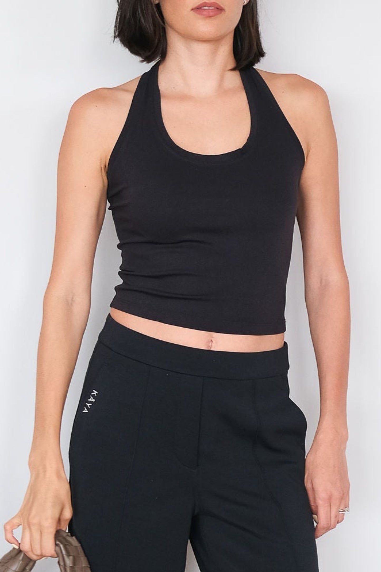 Cropped Racerback Tank