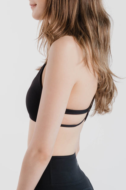 Crossback Bra Black