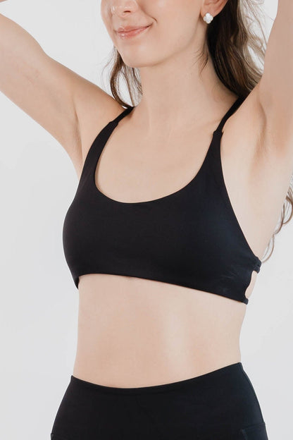 Crossback Bra Black