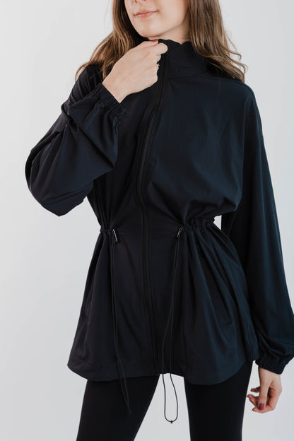 Tailored Funnel Jacket