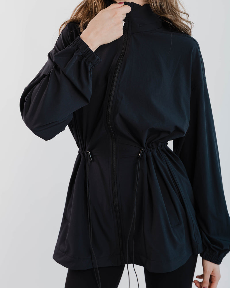 Tailored Funnel Jacket