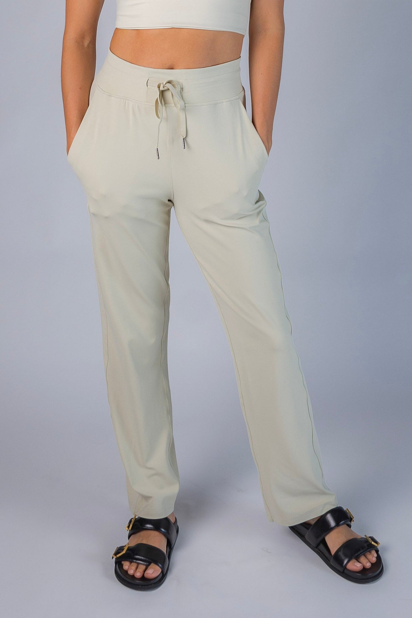 Straight City Joggers - Ivory