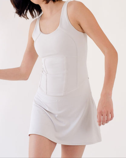 Corset Tank - Bone White