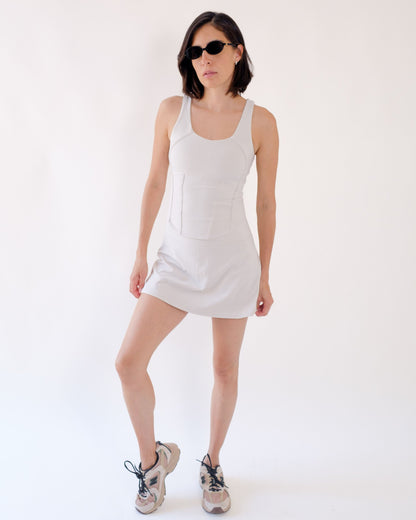 Corset Tank - Bone White