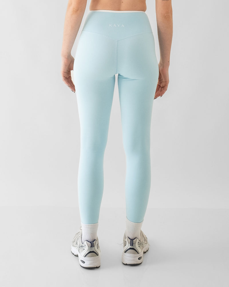 V Waist Legging - Baby blue