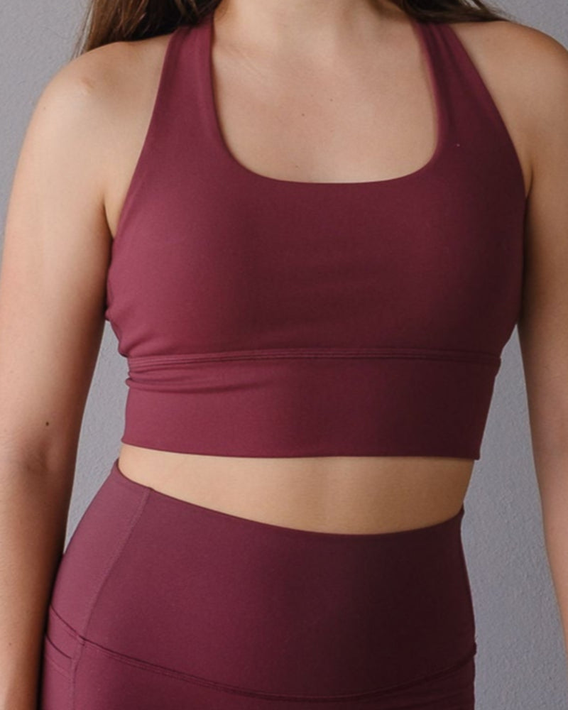 Performance Sports Bra - Old wine