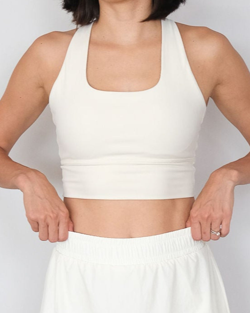 Performance Sports Bra - Ivory