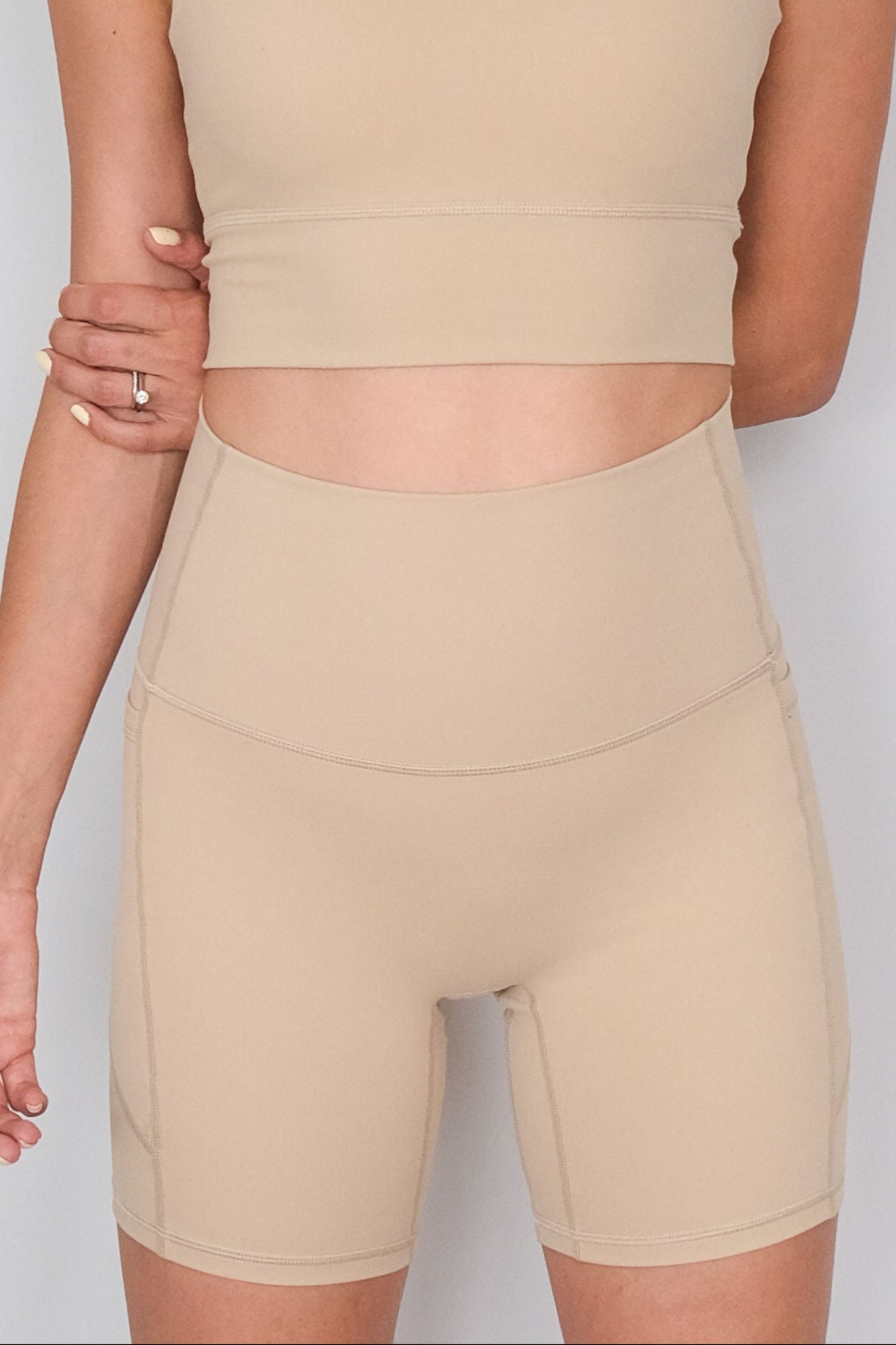 Performance Biker Shorts With Pockets