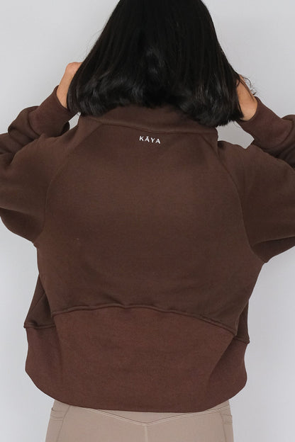 The Perfect Sweatshirt - Hot Brown