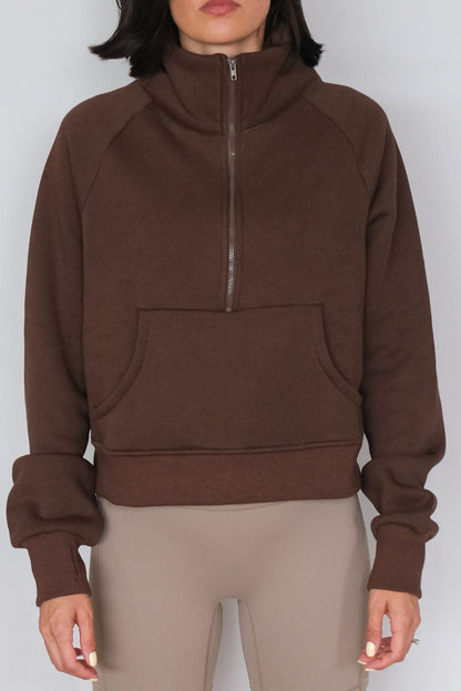 The Perfect Sweatshirt - Hot Brown