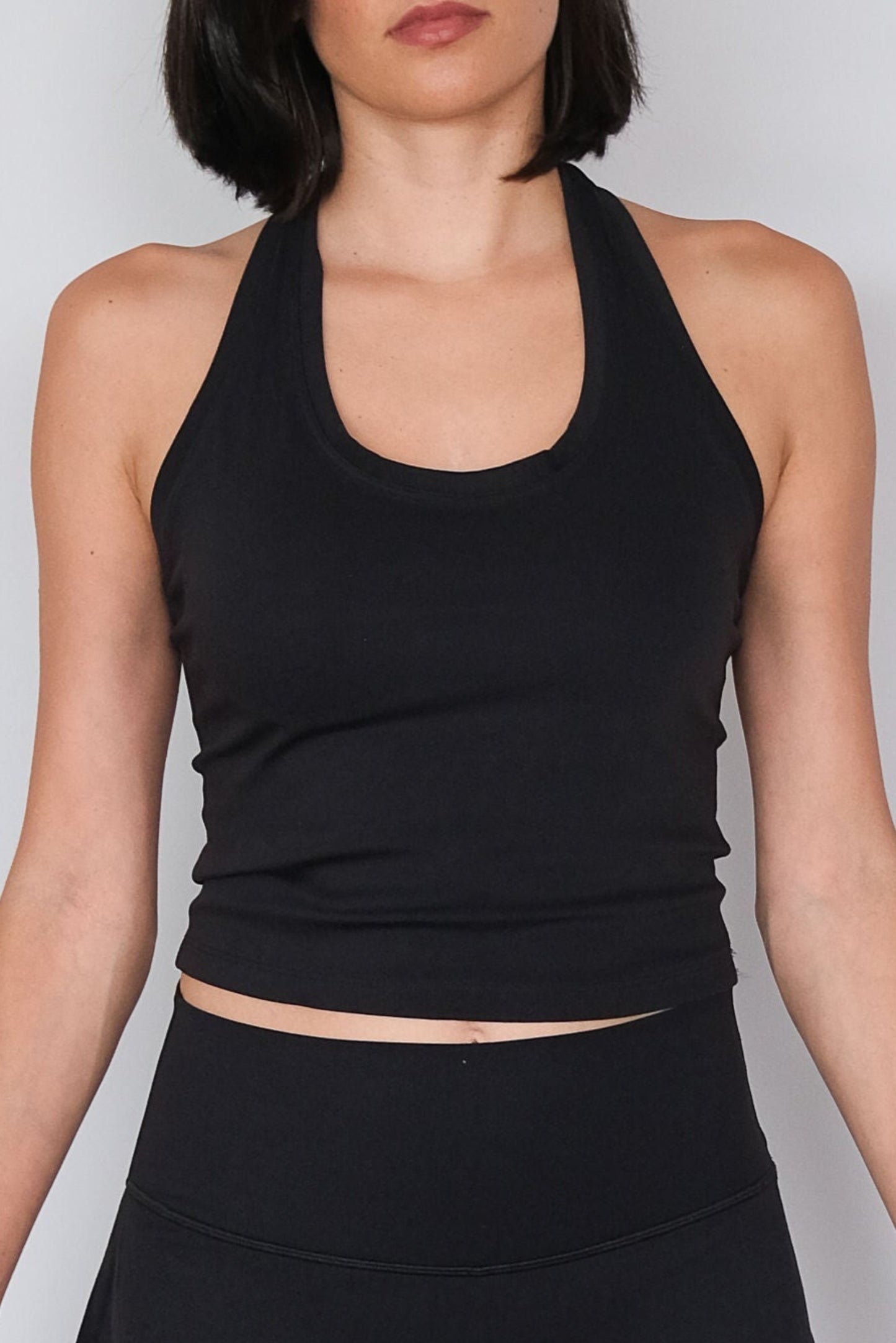 Cropped Racerback Tank