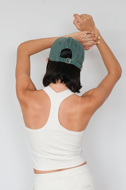 Cropped Racerback Tank