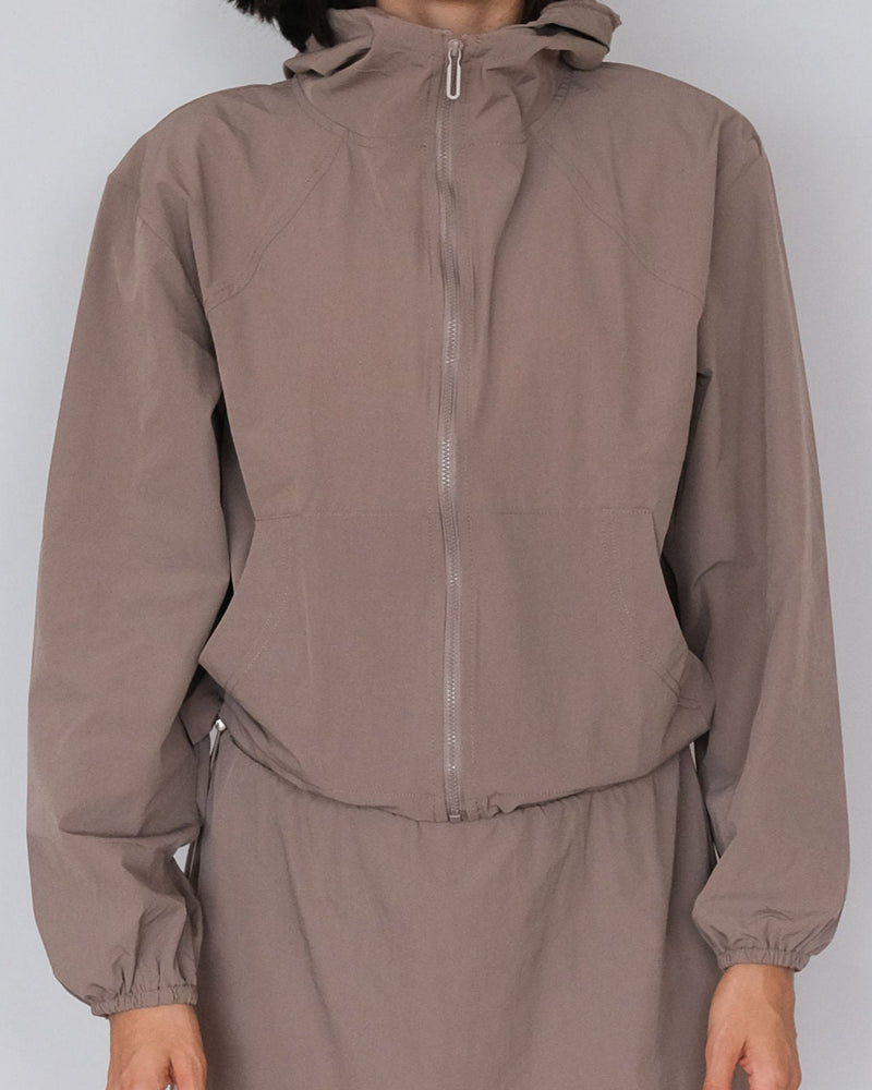 Sporty Rain Jacket - Taupe