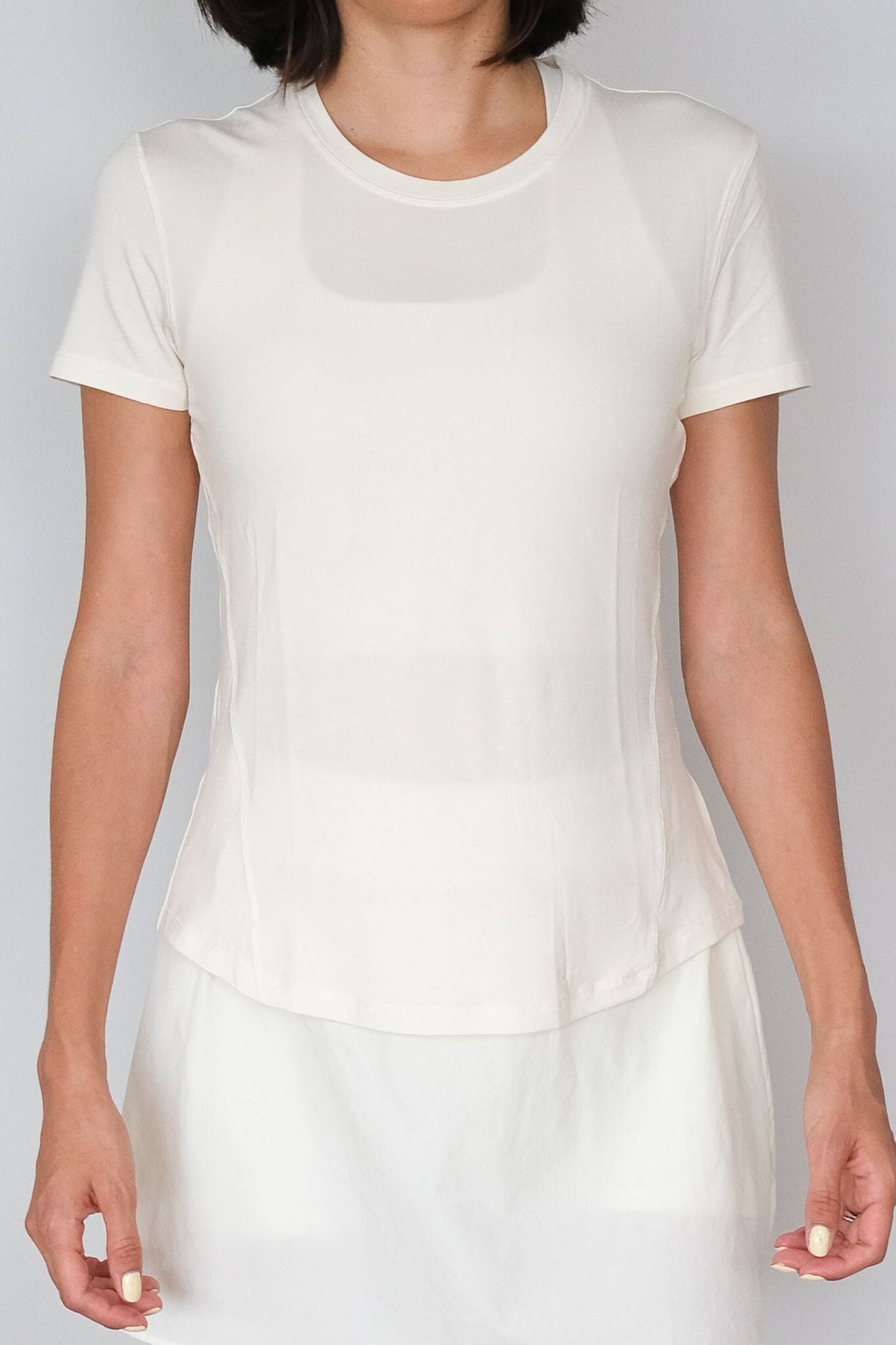 V Neck Cotton Spandex Shirt